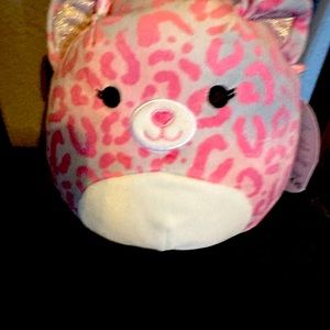 Squishmallow Brandi the leopard 7’ NWT